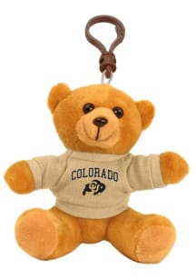 Colorado Buffaloes Bear Plush Keychain - Black