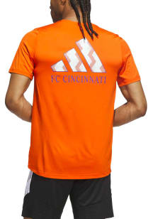 Adidas FC Cincinnati Orange Jersey Hook Short Sleeve T Shirt