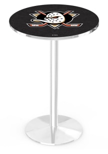 Anaheim Ducks Chrome Round Base Pub Table