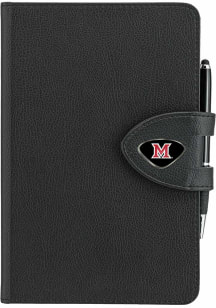 Miami RedHawks Gift Box Classic Notebook and Folder - Black