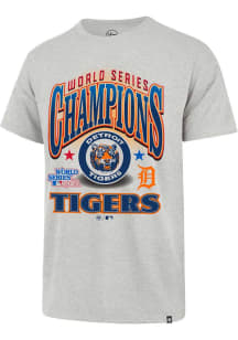 47 Detroit Tigers Grey Souvenir Franklin Short Sleeve Fashion T Shirt