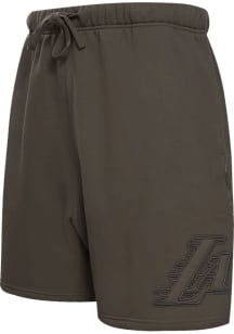 Pro Standard Los Angeles Lakers Mens Brown Neutral Shorts