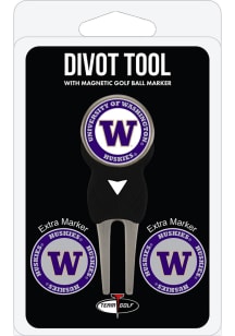 Washington Huskies 3 Pack Ball Marker Divot Tool