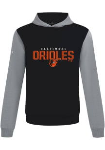 Levelwear Baltimore Orioles Mens Black Ultimate Carve Long Sleeve Hoodie