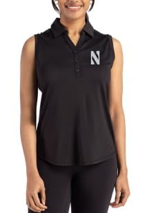 Cutter and Buck Northwestern Wildcats Womens Purple Forge Eco Polo Shirt