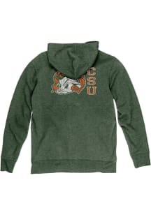 Blue 84 Colorado State Rams Mens Green Front Back Laguna Long Sleeve Full Zip Jacket