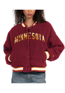 Starter Minnesota Golden Gophers Womens Maroon Interception Light Weight Jacket
