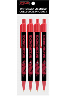 Arkansas Razorbacks 4 Pack Pen - Cardinal