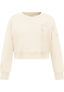 Pro Standard Miami Heat Toddler White Neutral Long Sleeve Crew T Shirt