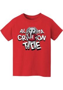 Vive La Fete Alabama Crimson Tide Toddler Crimson Ian Short Sleeve T-Shirt