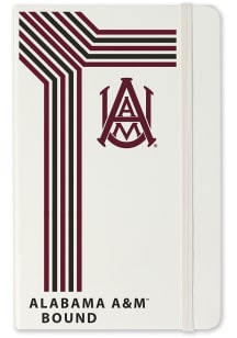Alabama A&M Bulldogs School Bound Notebook and Folder - White