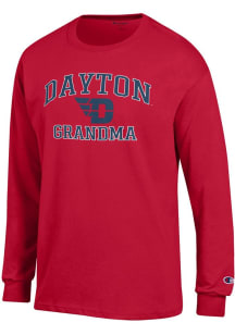 Champion Dayton Flyers Red Grandma Jersey Long Sleeve T Shirt