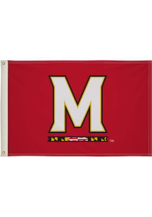 Maryland Terrapins 2' x 3' Silk Screen Grommet Flag - Red