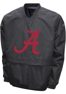 Alabama Crimson Tide Mens Grey Big Logo Pullover Jackets