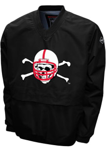 Nebraska Cornhuskers Mens Black Big Logo Pullover Jackets