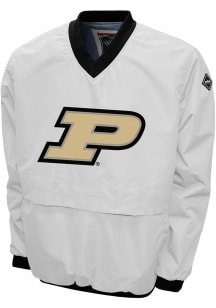 Purdue Boilermakers Mens White Big Logo Pullover Jackets