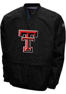Texas Tech Red Raiders Mens Black Big Logo Pullover Jackets