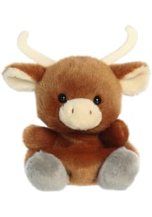 Longhorn Longhorn 5" Palm Pals Plush - Brown