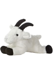 Mountain Goat Mini Flopsie Plush - White