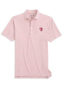 Johnnie O Indiana Hoosiers Mens Crimson Stetsons Vault Short Sleeve Fashion Polo