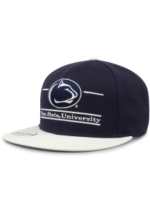 Penn State Nittany Lions Navy Blue 2T Split Bar Wool Mens Snapback Hat
