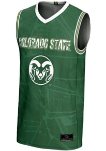 ProSphere Colorado State Rams Youth Vigor Green Basketball Jersey