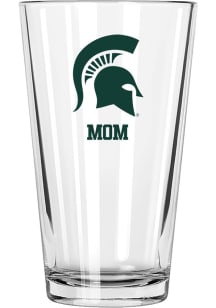 Michigan State Spartans Mom 16oz Pint Glass - White