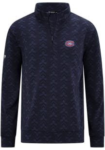 Levelwear Montreal Canadiens Mens Navy Blue Chameleon 3D Embroidered Patch Pullover Jackets