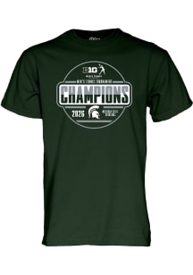 Blue 84 Michigan State Spartans Green 2026 Big Ten Men's Tennis Tournament Champions Locker Room S..