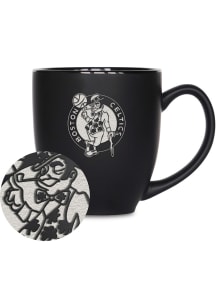 Boston Celtics Primary Bistro Ceramic Mug - Black