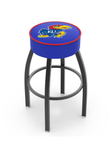 Kansas Jayhawks Swivel Pub Stool - Black