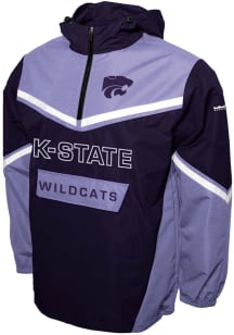 K-State Wildcats Mens Lavender Action Anorak Light Weight Jacket