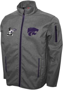 K-State Wildcats Mens Grey XT2 Softshell Medium Weight Jacket