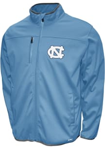 North Carolina Tar Heels Mens Light Blue Softshell Medium Weight Jacket