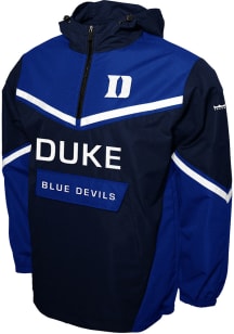 Duke Blue Devils Mens Blue Action Anorak Windshell Pullover Jackets