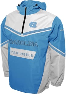 North Carolina Tar Heels Mens Light Blue Action Anorak Windshell Pullover Jackets