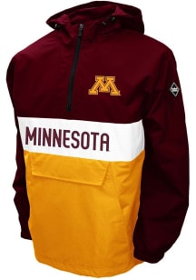 Minnesota Golden Gophers Mens Maroon Beta Anorak Windshell Pullover Jackets