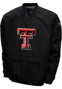 Texas Tech Red Raiders Mens White Big Logo Windshell Pullover Jackets