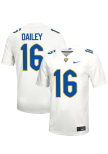 Corey Dailey  Nike Pitt Panthers White NIL Name And Number Football Jersey