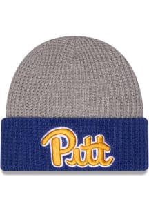 New Era Pitt Panthers Grey Play Cuffed Youth Knit Hat