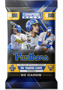 Pitt Panthers 2026 Baseball 20pk Collectible NCAA Cards - Blue