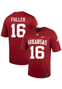 Braeden Fuller  Nike Arkansas Razorbacks Cardinal Red NIL Name And Number Football Jersey