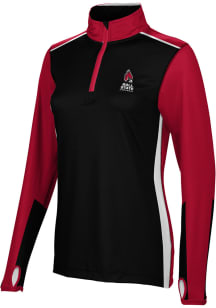ProSphere Ball State Cardinals Womens Red Counter Qtr Zip