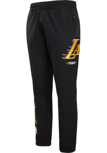 Pro Standard Los Angeles Lakers Mens Black Classic Wind Woven Pants