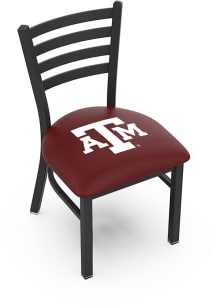 Texas A&M Aggies Stationary Black Wrinkle Finish Pub Stool - Black