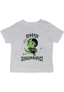 Vive La Fete Ohio Bobcats Infant Dino-Riffic Short Sleeve T-Shirt Grey