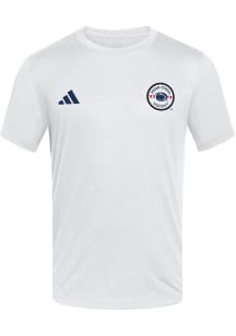 Adidas Penn State Nittany Lions White Hockey Valley Hyperlocal Short Sleeve T Shirt