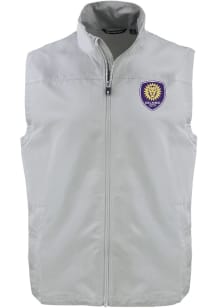 Cutter and Buck Orlando City SC Big and Tall Grey Charter Mens Vest