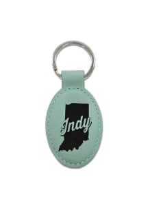 Indianapolis State Keychain - Blue