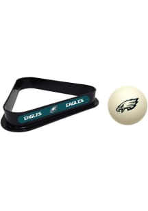 Philadelphia Eagles Cue Ball and Rack Billiard Ball Rack